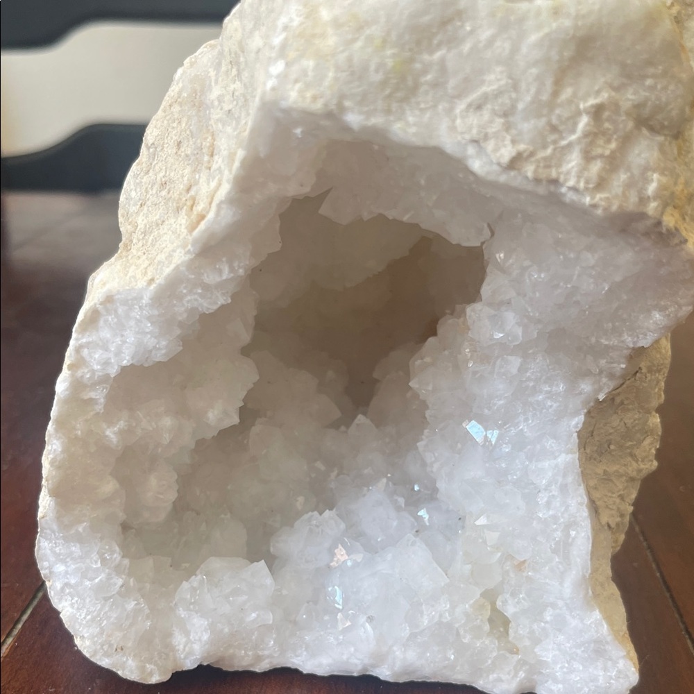 Natural White Geode Crystal - Picture 7 of 9